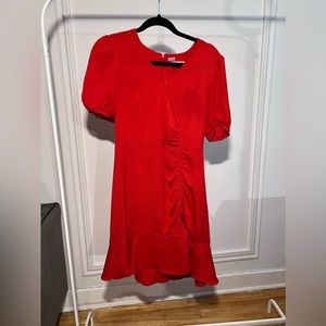 FLIRTY RED DRESS // EMMA & MICHELLE // size small-medium ♥️
